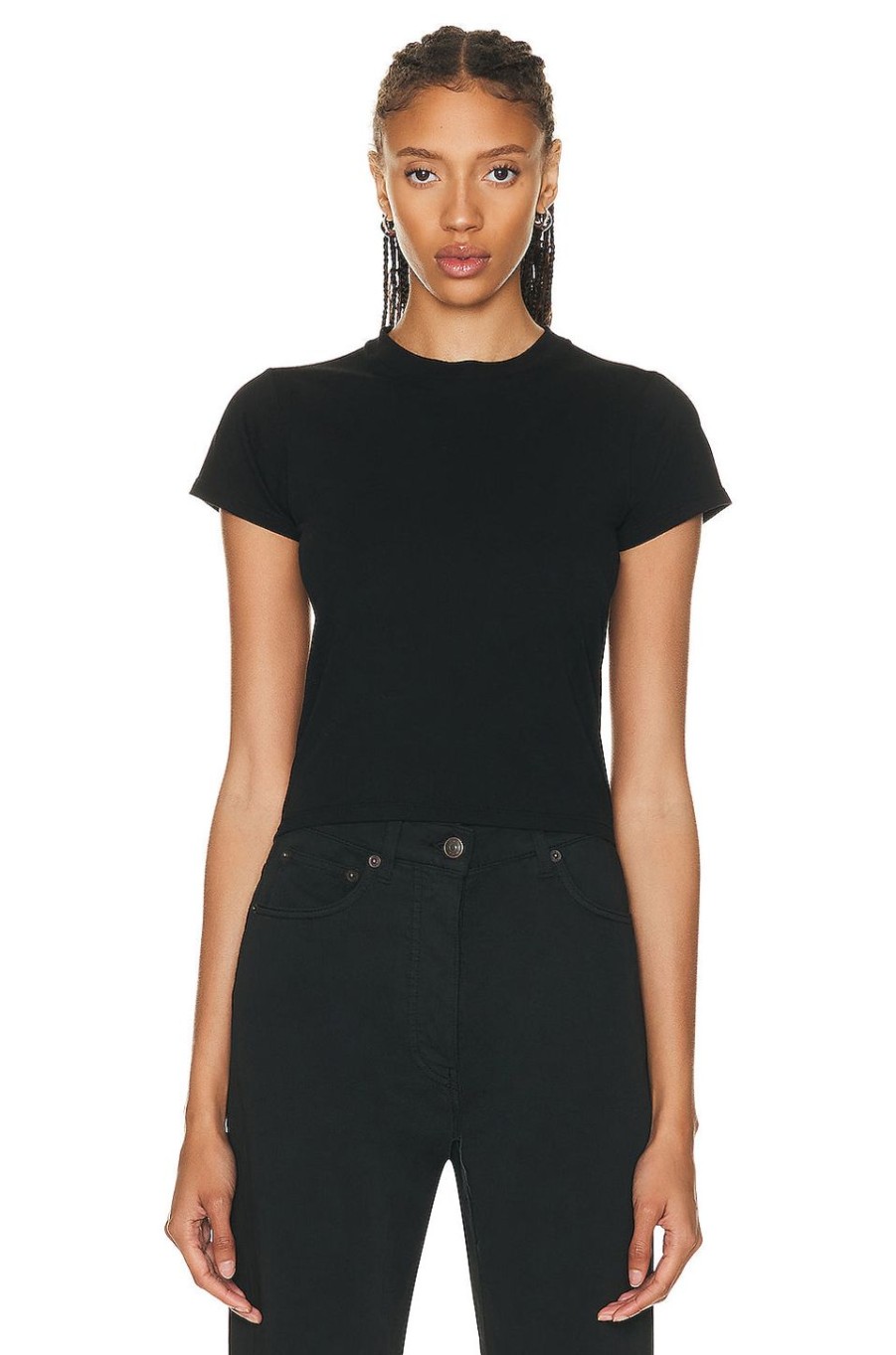 Women The Row Tops | Tommy Top Black