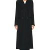 Women Toteme Jackets & Coats | Long Fluid Summer Coat Black