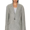 Women R13 Jackets & Coats | Ragged Blazer Heather Grey