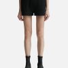 Women T By Alexander Wang Shorts | Essential Terry Sweatshorts Black