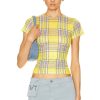 Women Miaou Tops | Mini Tee Dion Plaid