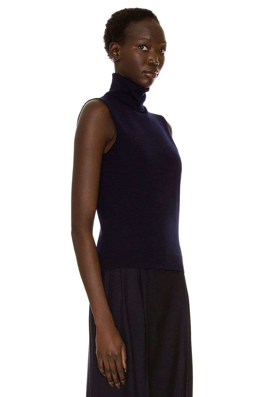 Women The Row Sweaters & Knits | Piita Top Dark Navy