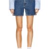 Women Alexander Wang Shorts | Loose Short Deep Blue