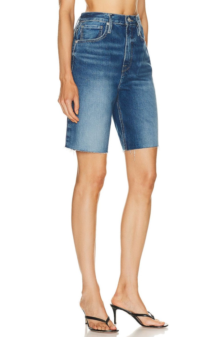 Women FRAME Shorts | High Rise Bermuda Del Amo