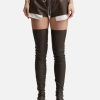 Women Rick Owens Shorts | Fog Boxer Shorts Brown