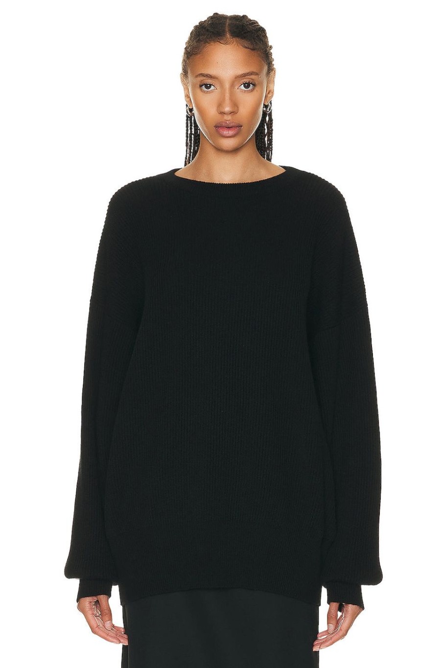 Women The Row Sweaters & Knits | Edmonton Top Black