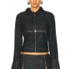 Women Miaou Jackets & Coats | Cross Lux Jacket Black