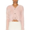 Women Acne Studios Sweaters & Knits | Crop Cardigan Dusty Pink