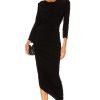 Women Norma Kamali Dresses | Long Sleeve Diana Gown Black