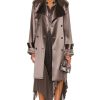 Women Peter Do Jackets & Coats | For Fwrd Handkerchief Trench Warm Grey