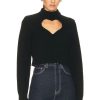 Women ALAÏA Sweaters & Knits | Heart Sweater Noir