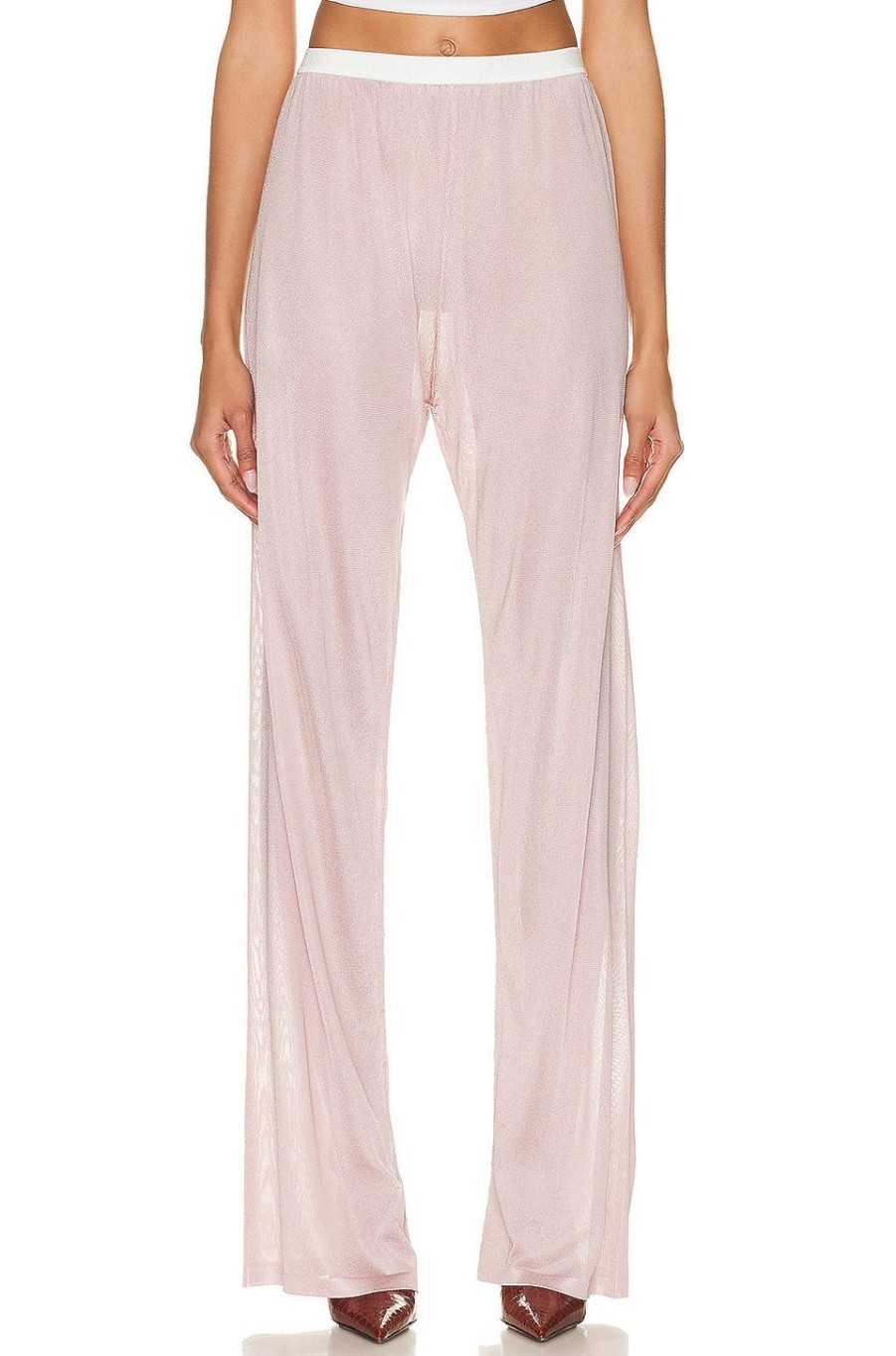 Women Maison Margiela Pants | High Waisted Pant Rose