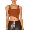 Women Zeynep Arcay Tops | Cutout Knit Bodysuit Copper