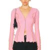 Women Diesel Tops | Long Sleeve Top Pink