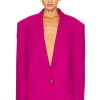 Women THE ATTICO Jackets & Coats | Glen Blazer Super Pink