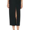 Women Bottega Veneta Skirts | Long Skirt Black