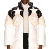 Women Miu Miu Jackets & Coats | Star Down Jacket Bianco