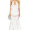 Women THE ATTICO Dresses | Saskia Midi Dress White