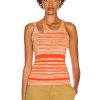 Women JONATHAN SIMKHAI Tops | Avani Tank Top Lupine Space Dye