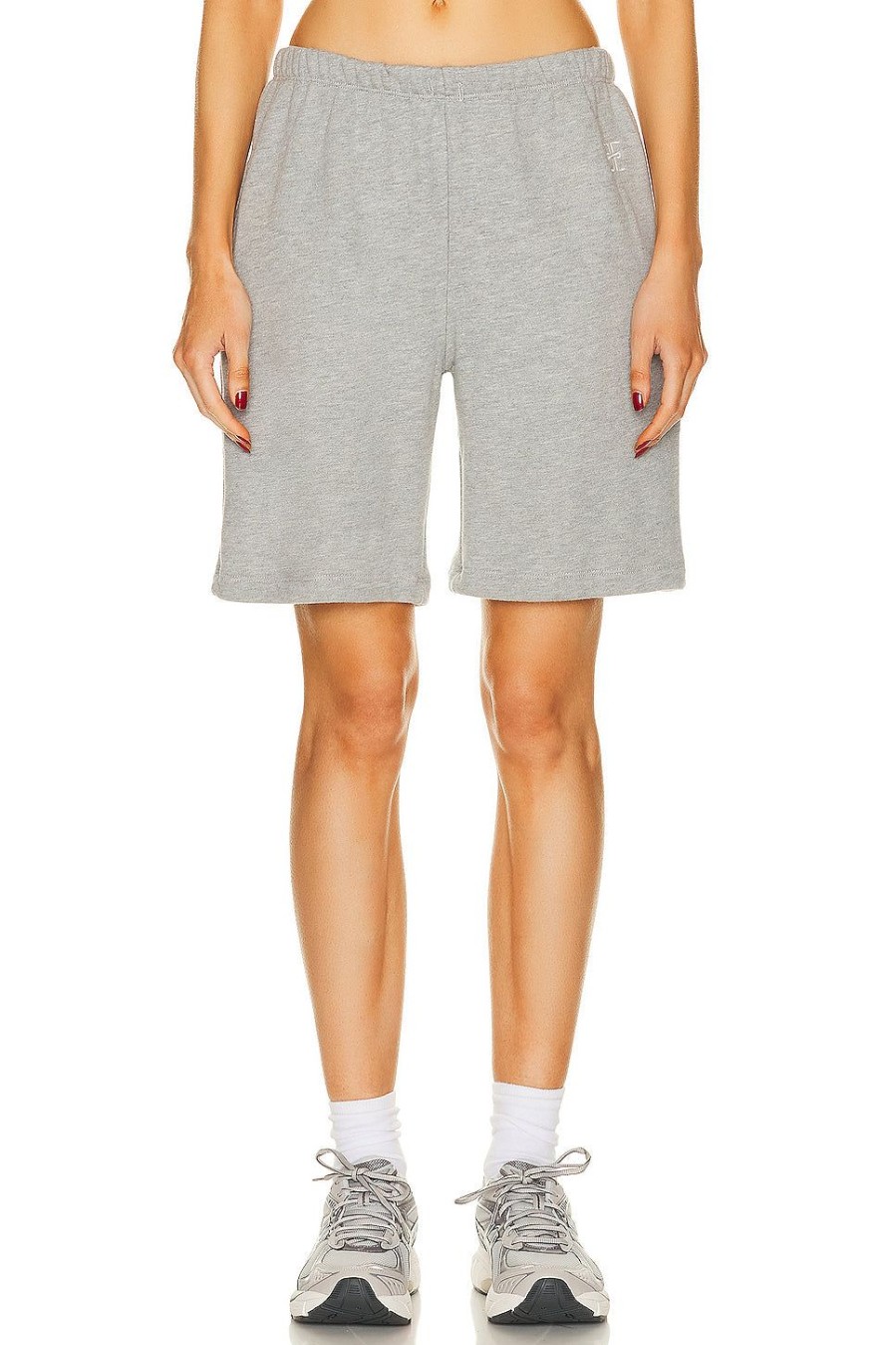 Women Eterne Shorts | Terry Boyfriend Short Heather Grey