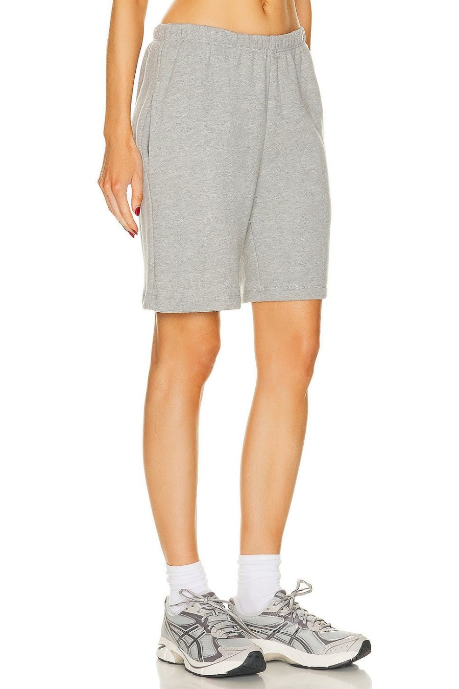 Women Eterne Shorts | Terry Boyfriend Short Heather Grey