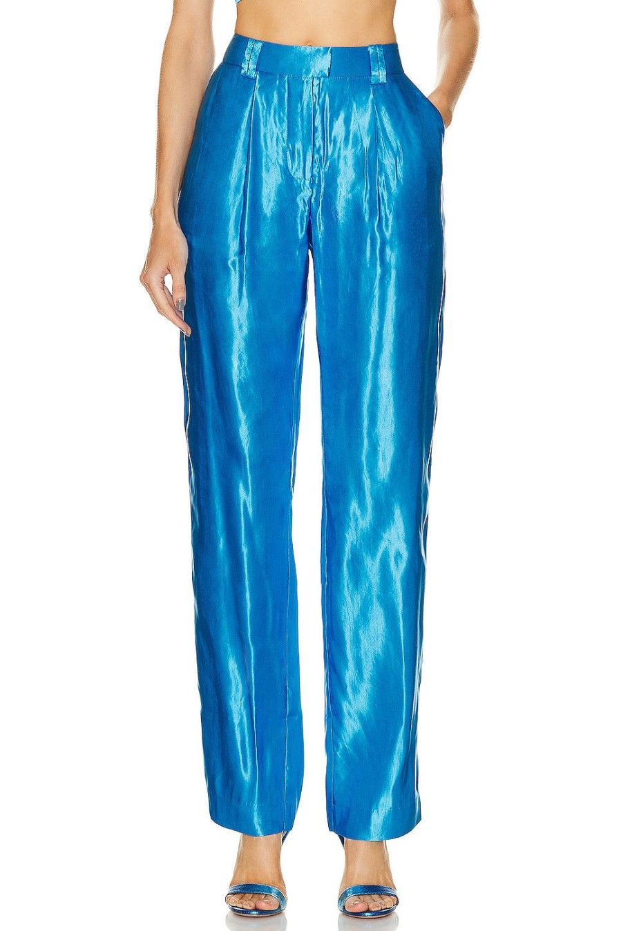 Women Aje Pants | Gracious Pant Azure Blue