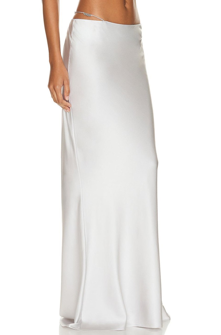 Women SER.O.YA Skirts | Silvana Maxi Skirt Silver