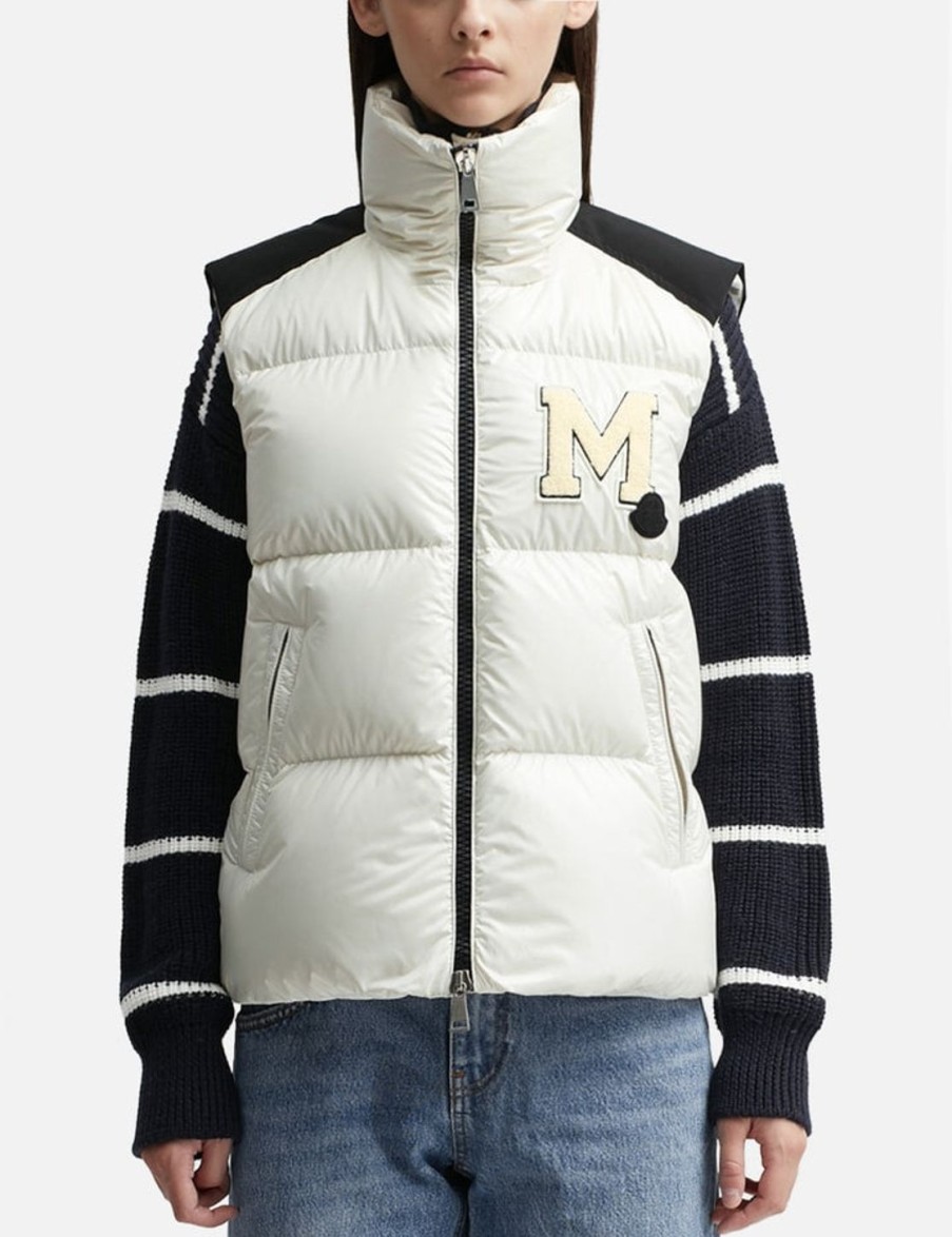 Women Moncler Jackets & Coats | Oder Down Gilet White