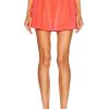 Women Alex Perry Shorts | Porter Pleat Short Coral