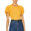 Women Chloe Tops | T-Shirt Truly Yellow