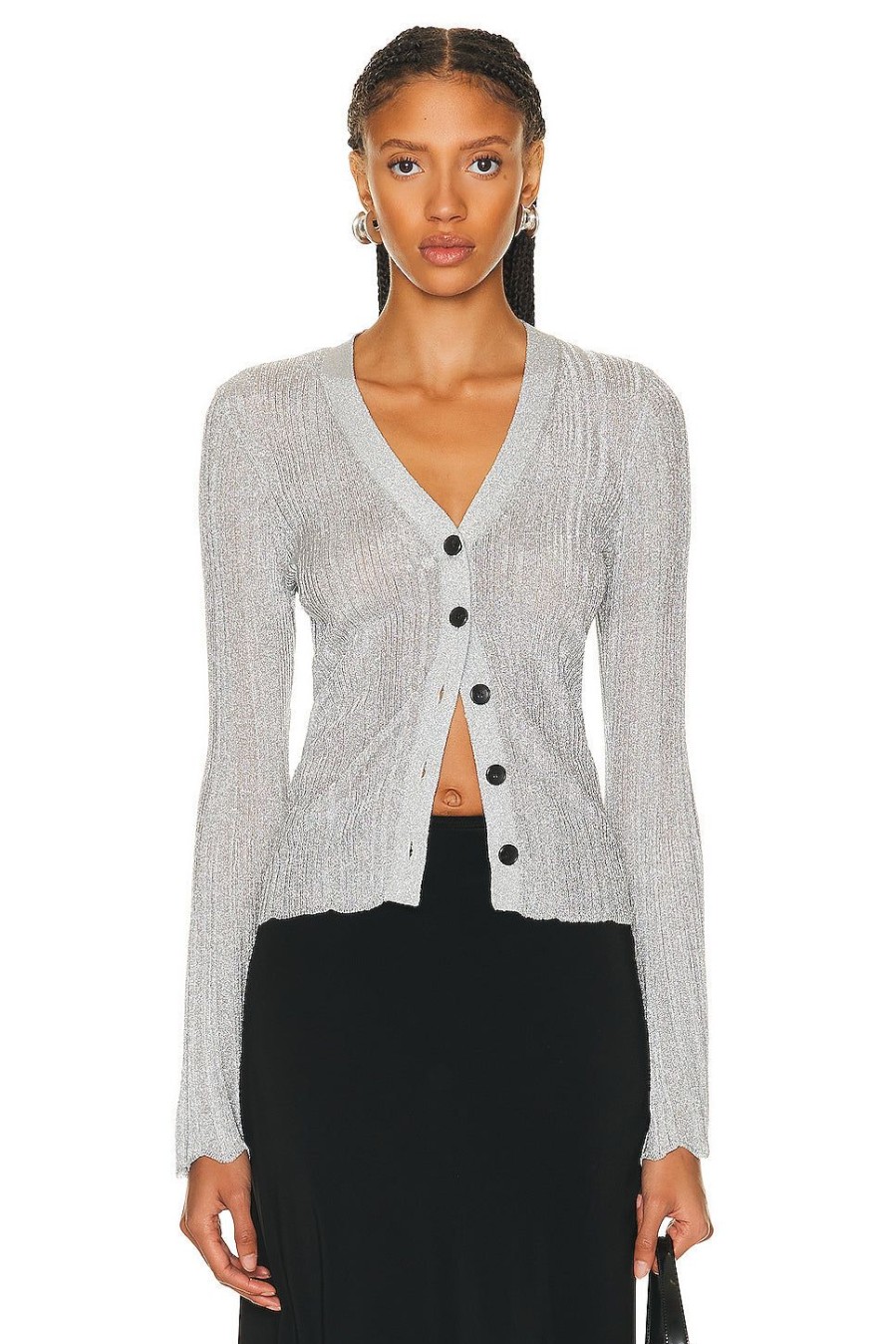 Women A.L.C. Sweaters & Knits | Melanie Cardigan Mercury