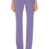 Women Stella McCartney Pants | Low Waist Slim Pant Mauve