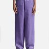 Women JW Anderson Pants | Wide Leg Pants Purple