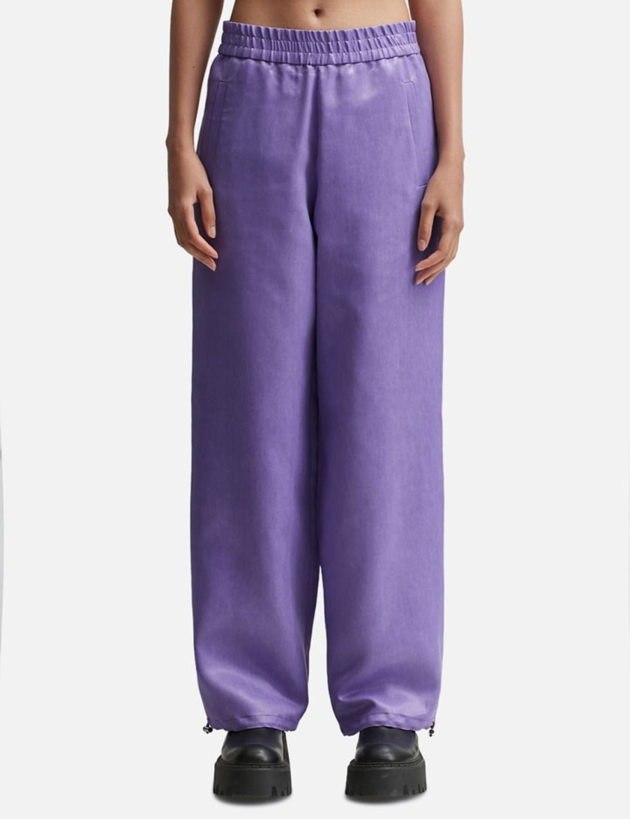 Women JW Anderson Pants | Wide Leg Pants Purple