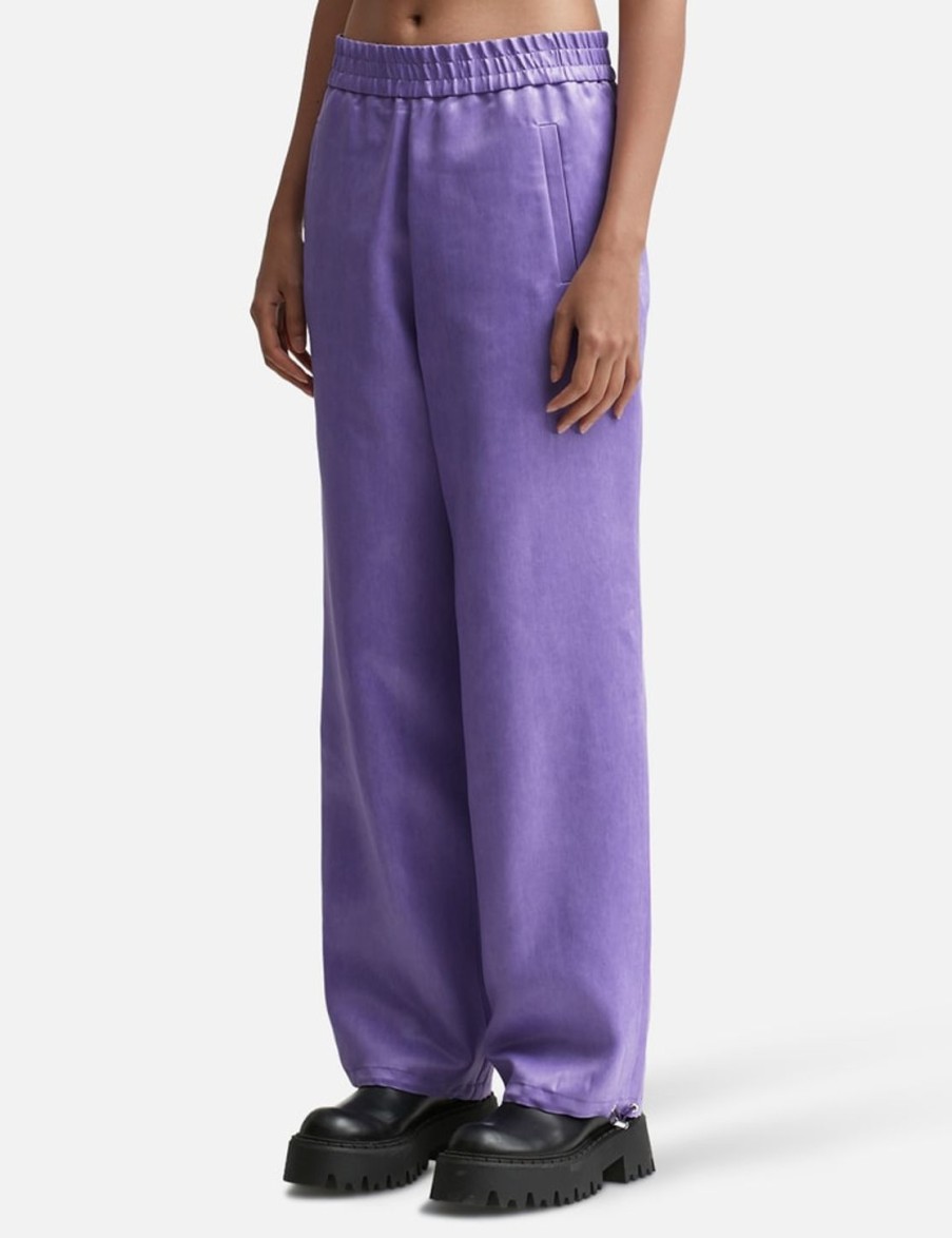 Women JW Anderson Pants | Wide Leg Pants Purple