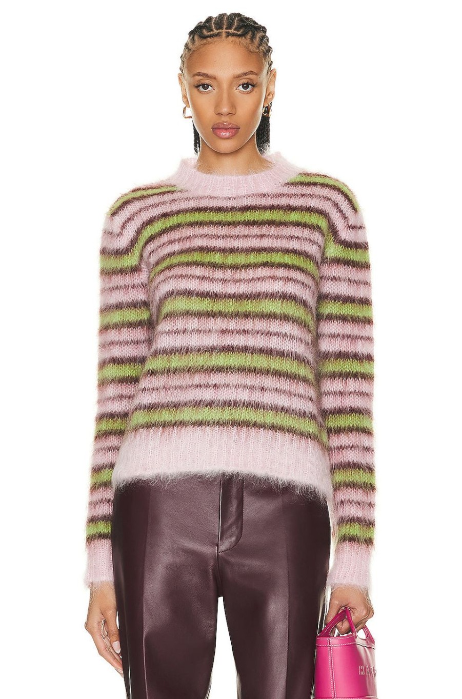 Women Marni Sweaters & Knits | Long Sleeve Sweater Quartz