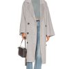 Women Loulou Studio Jackets & Coats | Borneo Coat Grey Melange