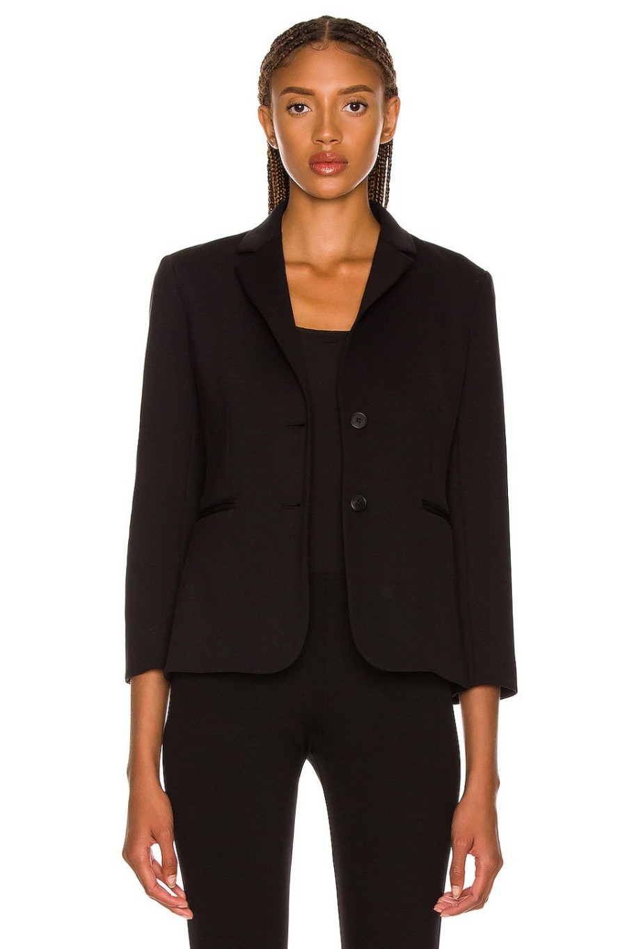 Women The Row Jackets & Coats | Brentwood Jacket Black