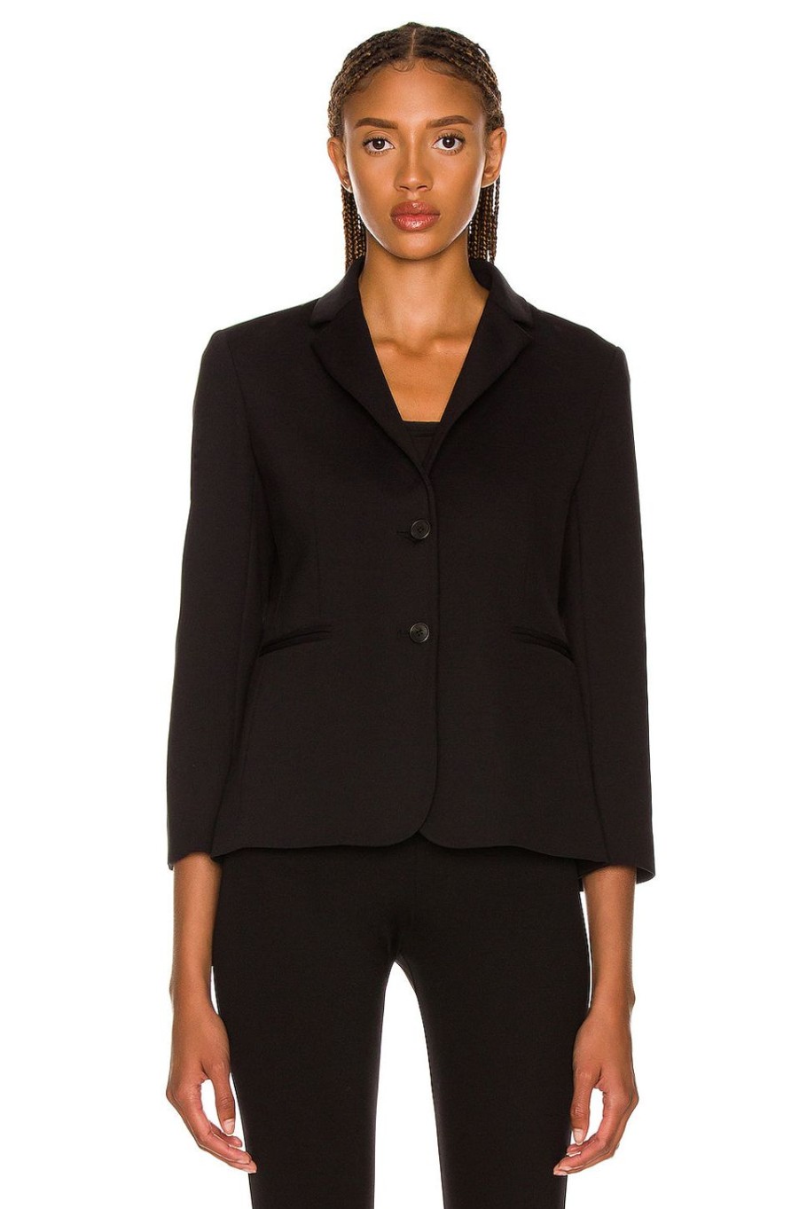 Women The Row Jackets & Coats | Brentwood Jacket Black