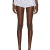 Women Givenchy Shorts | Elastic Waist Band Short White & Blue