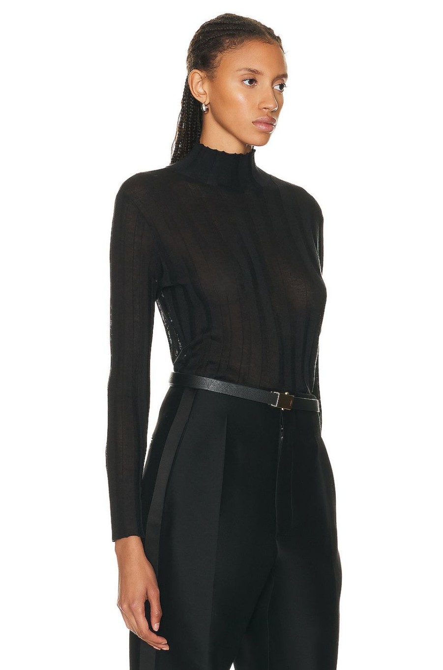 Women The Row Sweaters & Knits | Daxy Top Black