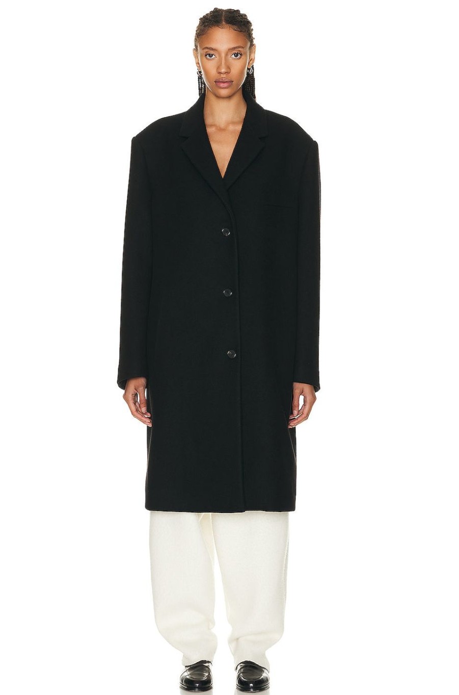 Women The Row Jackets & Coats | Ardon Coat Black