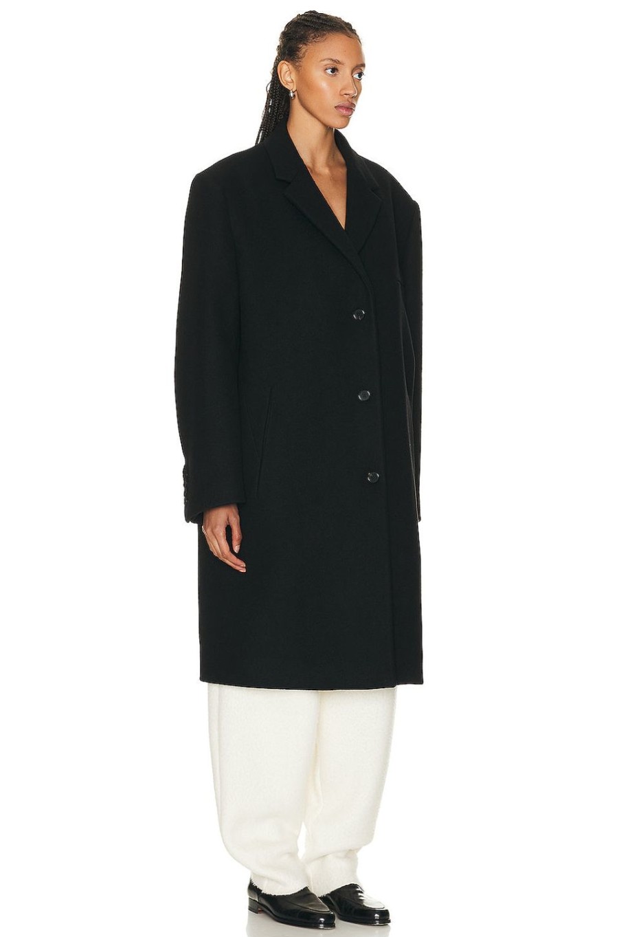 Women The Row Jackets & Coats | Ardon Coat Black