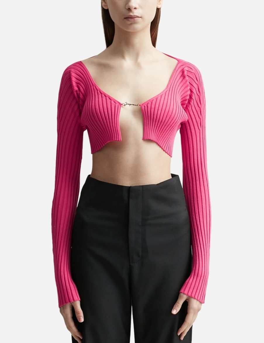 Women Jacquemus Sweaters & Knits | La Maille Pral Longue Pink