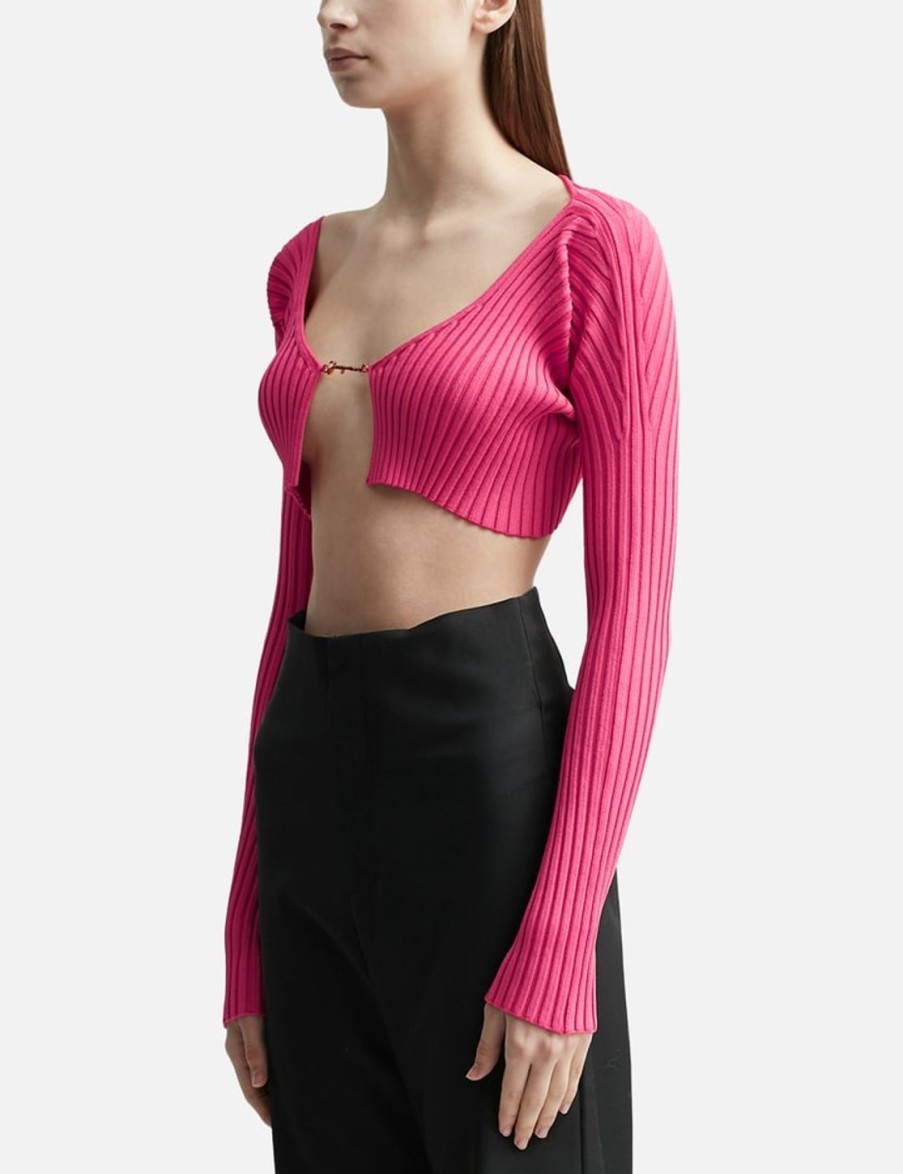 Women Jacquemus Sweaters & Knits | La Maille Pral Longue Pink