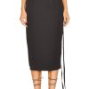 Women Atoir Skirts | X Lara Worthington Midi Skirt Black