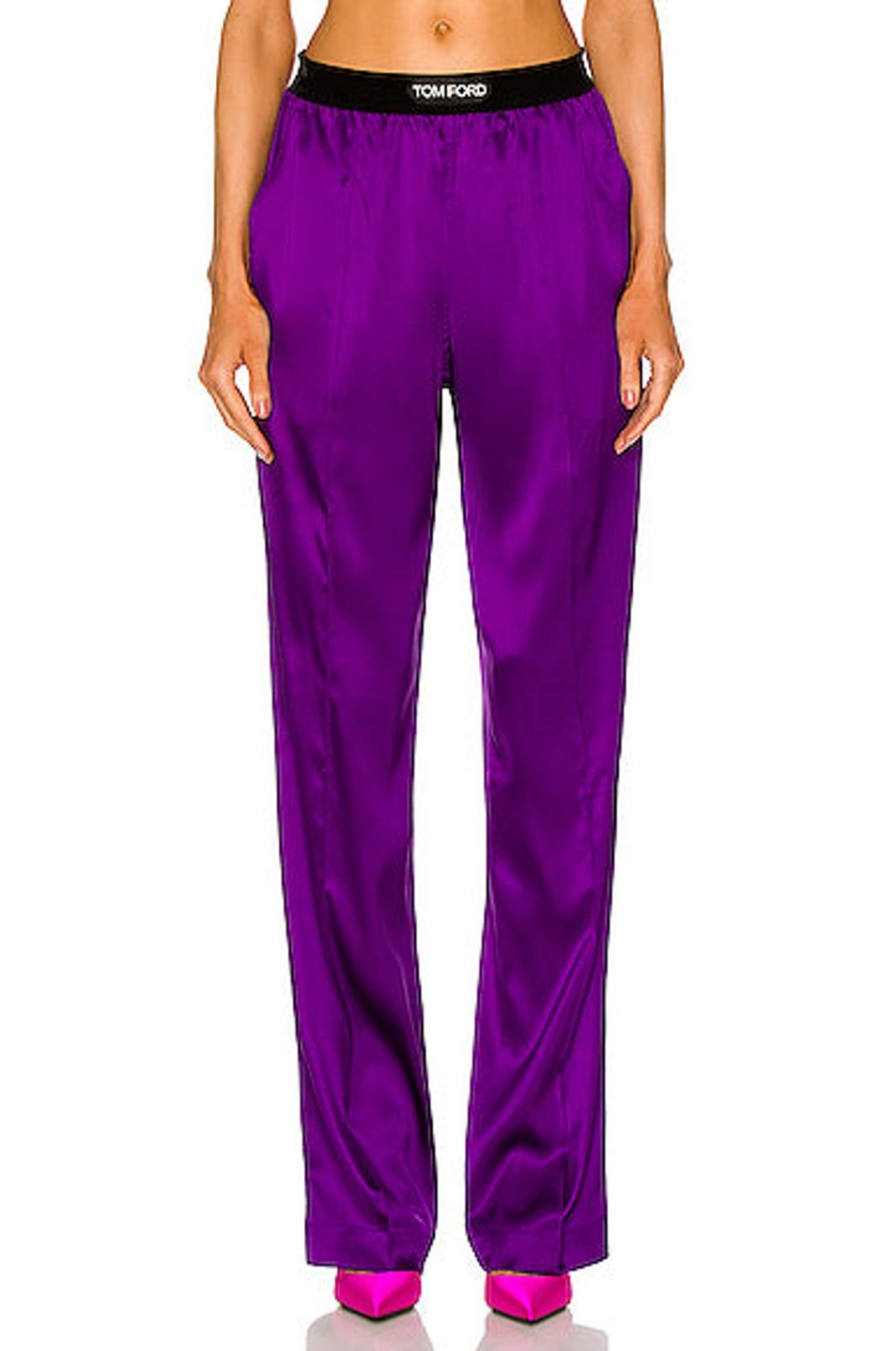 Women TOM FORD Pants | Satin Pant Amethyst