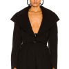 Women ALAÏA Jackets & Coats | Hooded Short Jacket Noir