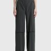 Women Lemaire Pants | Soft High-Waisted Pants Grey