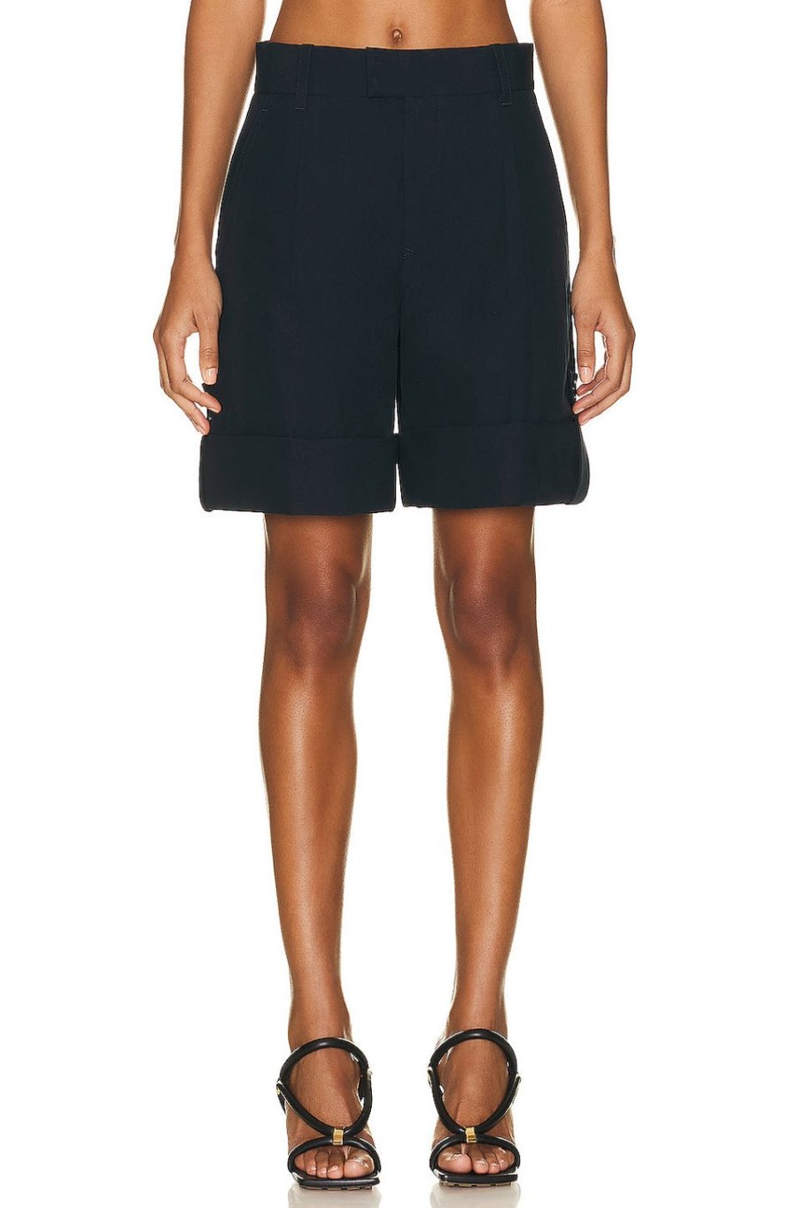 Women Bottega Veneta Shorts | Tailored Short Abyss